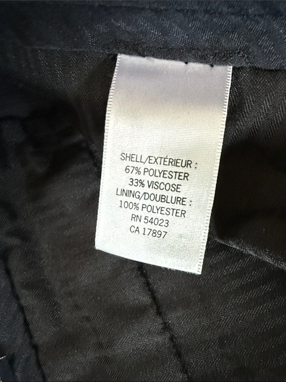 Banana Republic Men's 34x30 Modern Fit Dark Navy Pinstripe Dress Pants